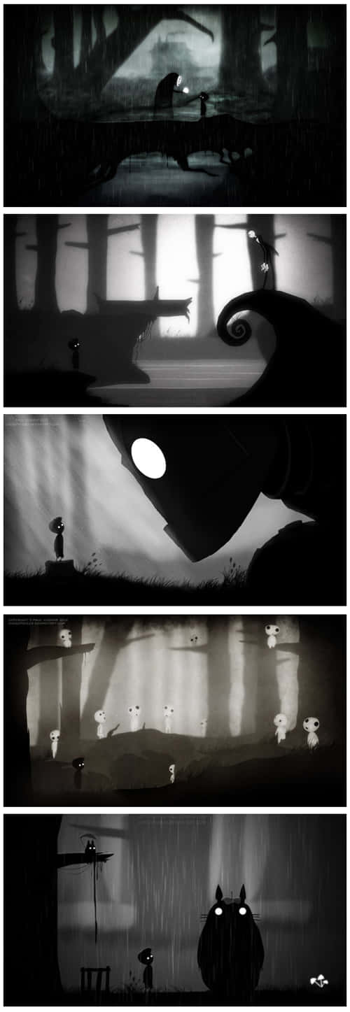 Game Design, monochrome animated sequence, small figure, HD Phone Wallpaper