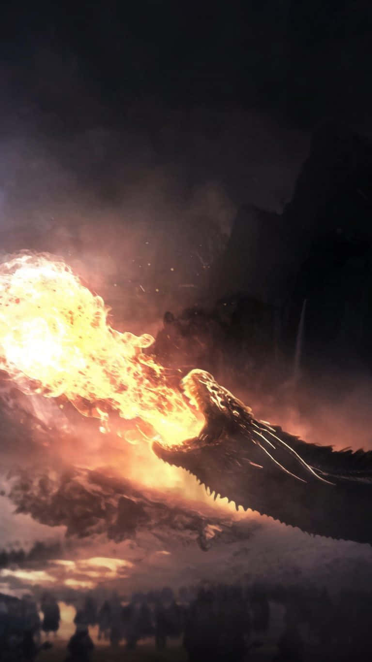 Game of Thrones, iPhone, dragon, HD Phone Wallpaper