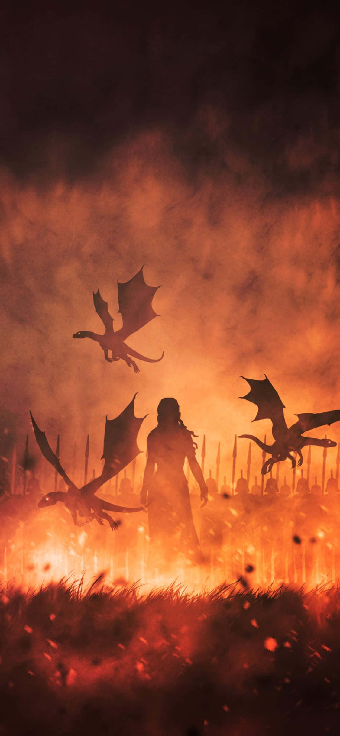 Game Of Thrones, iPhone, dragons, Full HD Phone Wallpaper