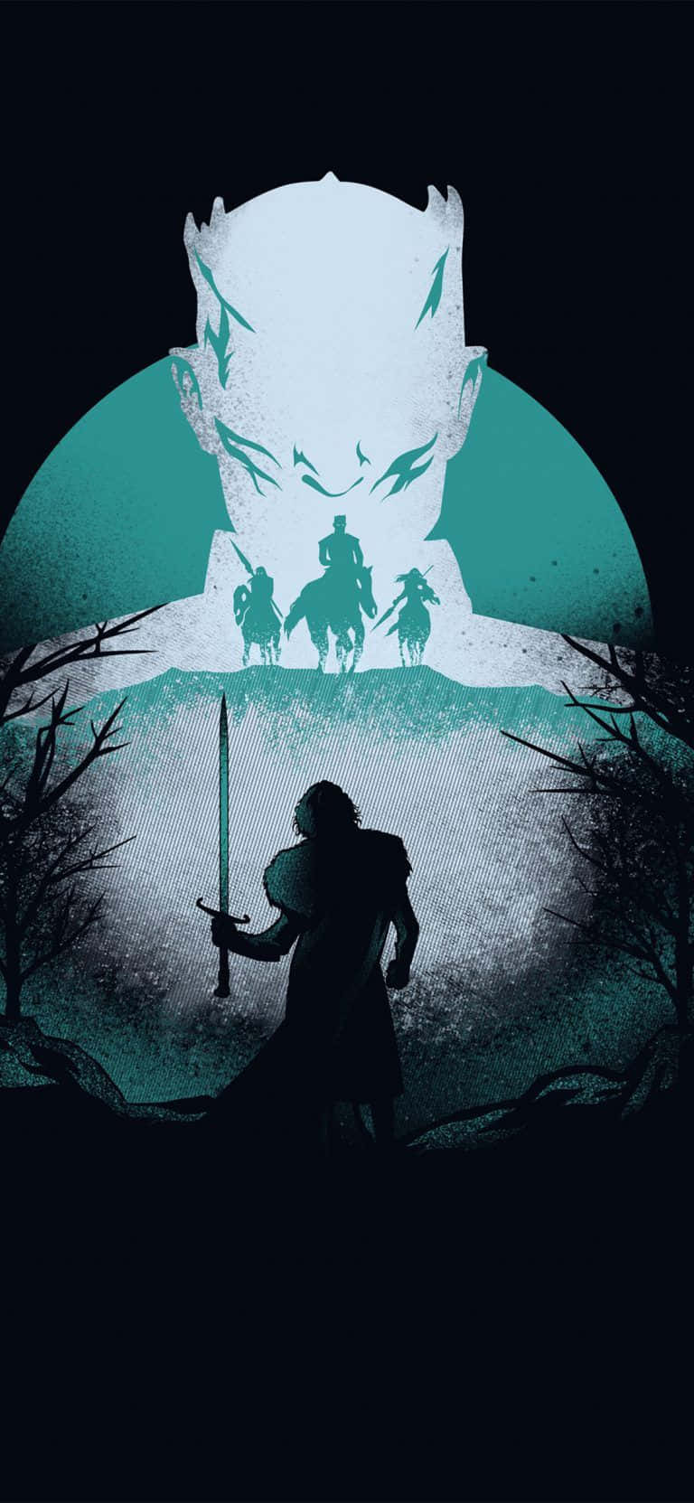 Game of Thrones, iPhone, ice dragon, HD Phone Wallpaper