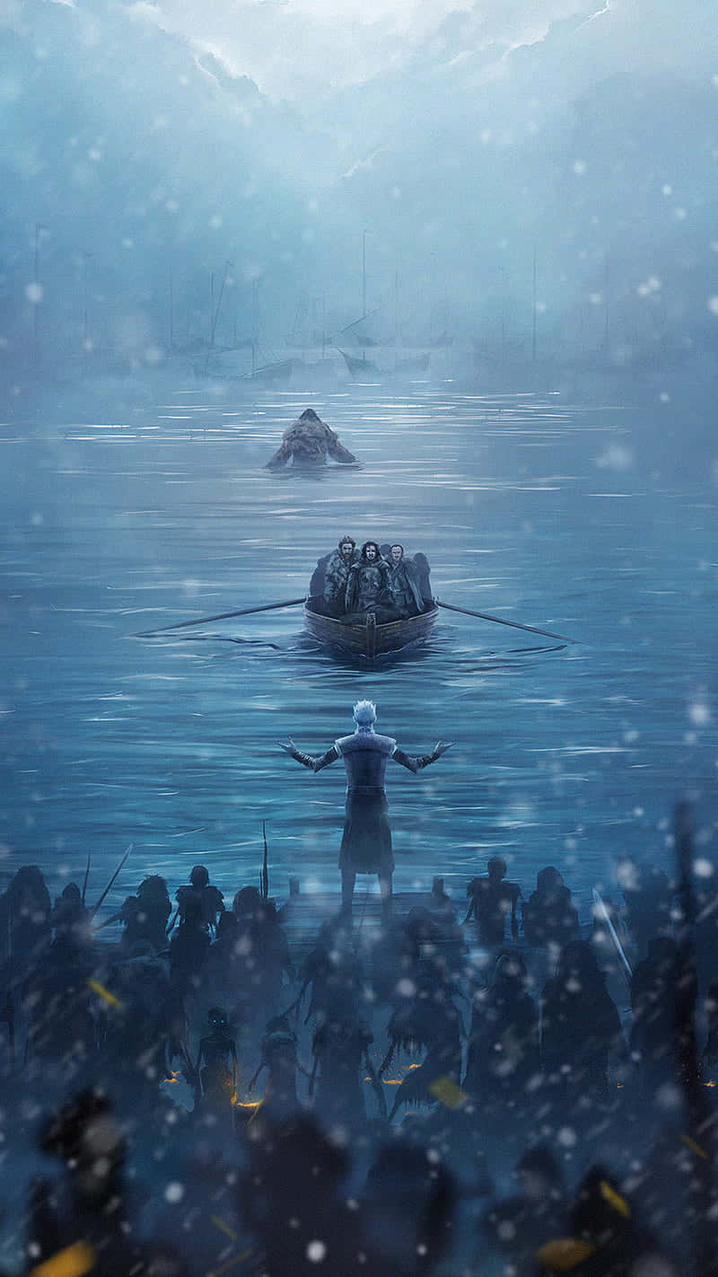 Game Of Thrones, iPhone, icy waters, HD Phone Wallpaper