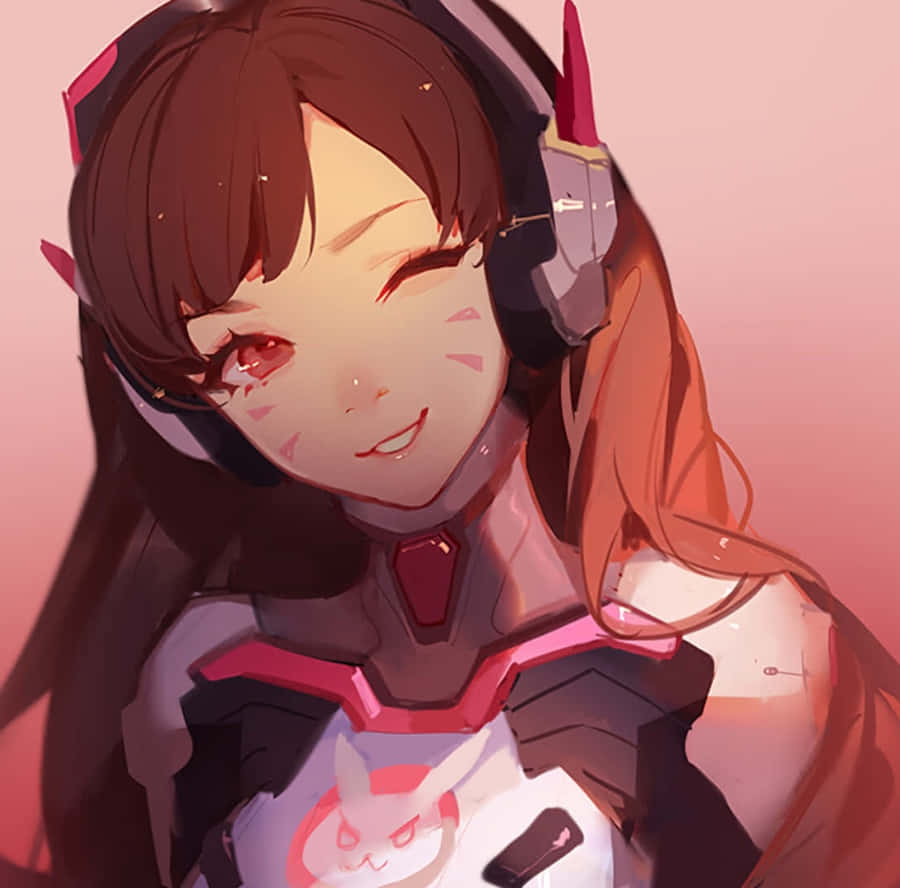 cute gamer girl pfp, anime girl, brown hair, SD Desktop Wallpaper