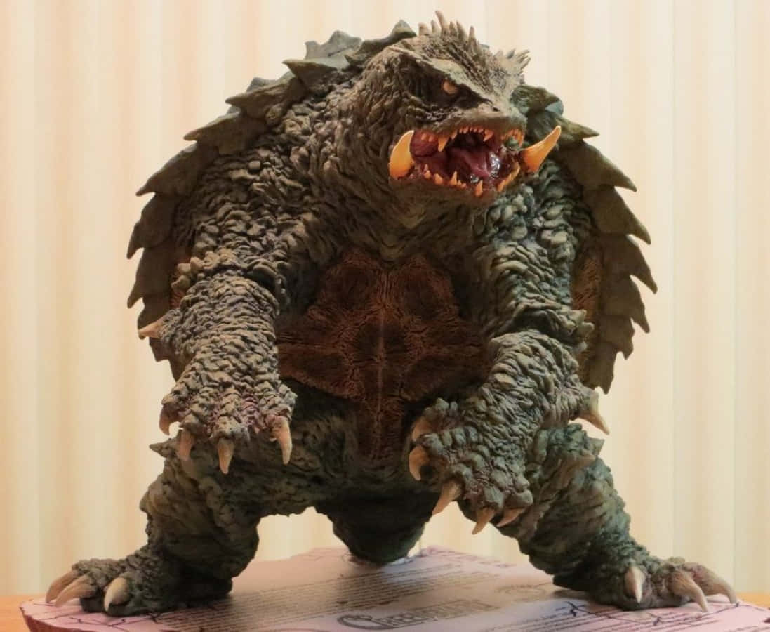 Gamera, spiked back, sharp claws, SD Desktop Wallpaper