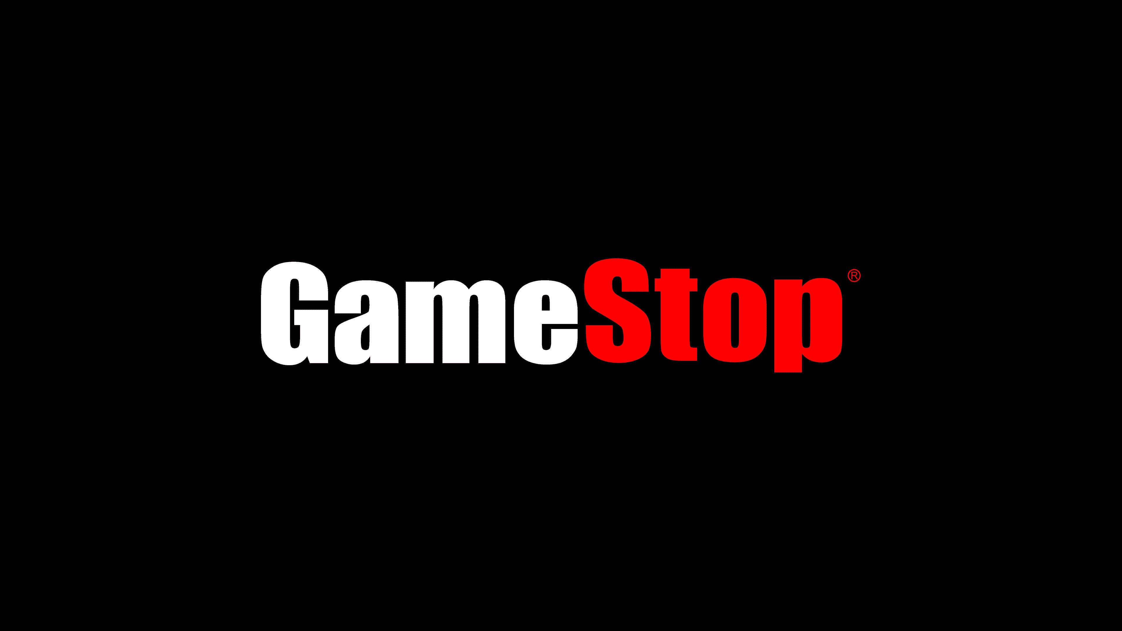 GameStop, white, red, 4K Desktop Wallpaper