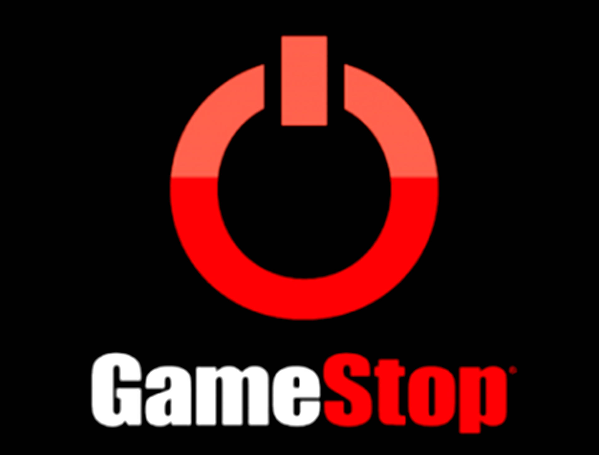 GameStop, logo, red background, Full HD Desktop Wallpaper
