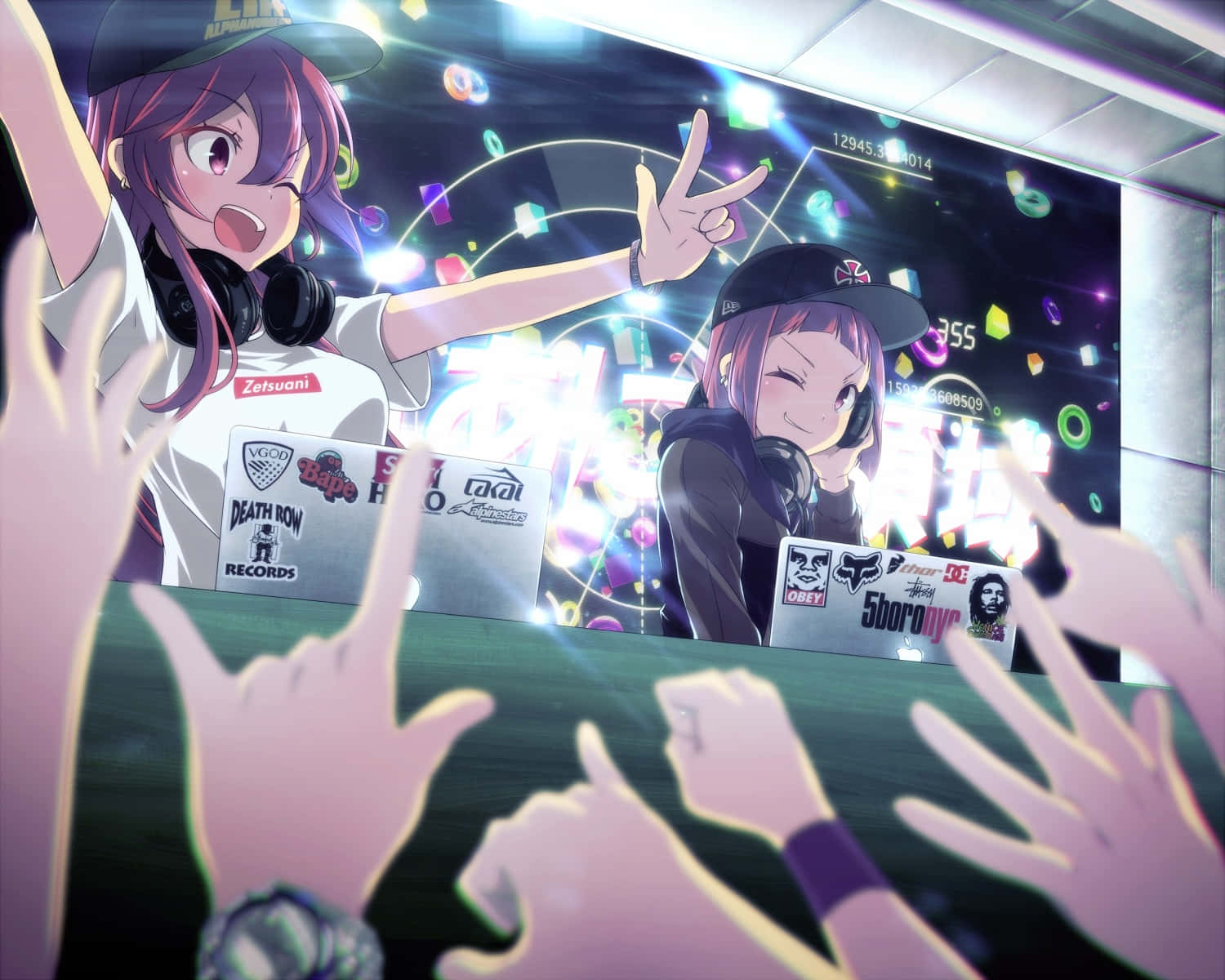 Championship With Audience, gaming anime, anime girls, HD Desktop Wallpaper
