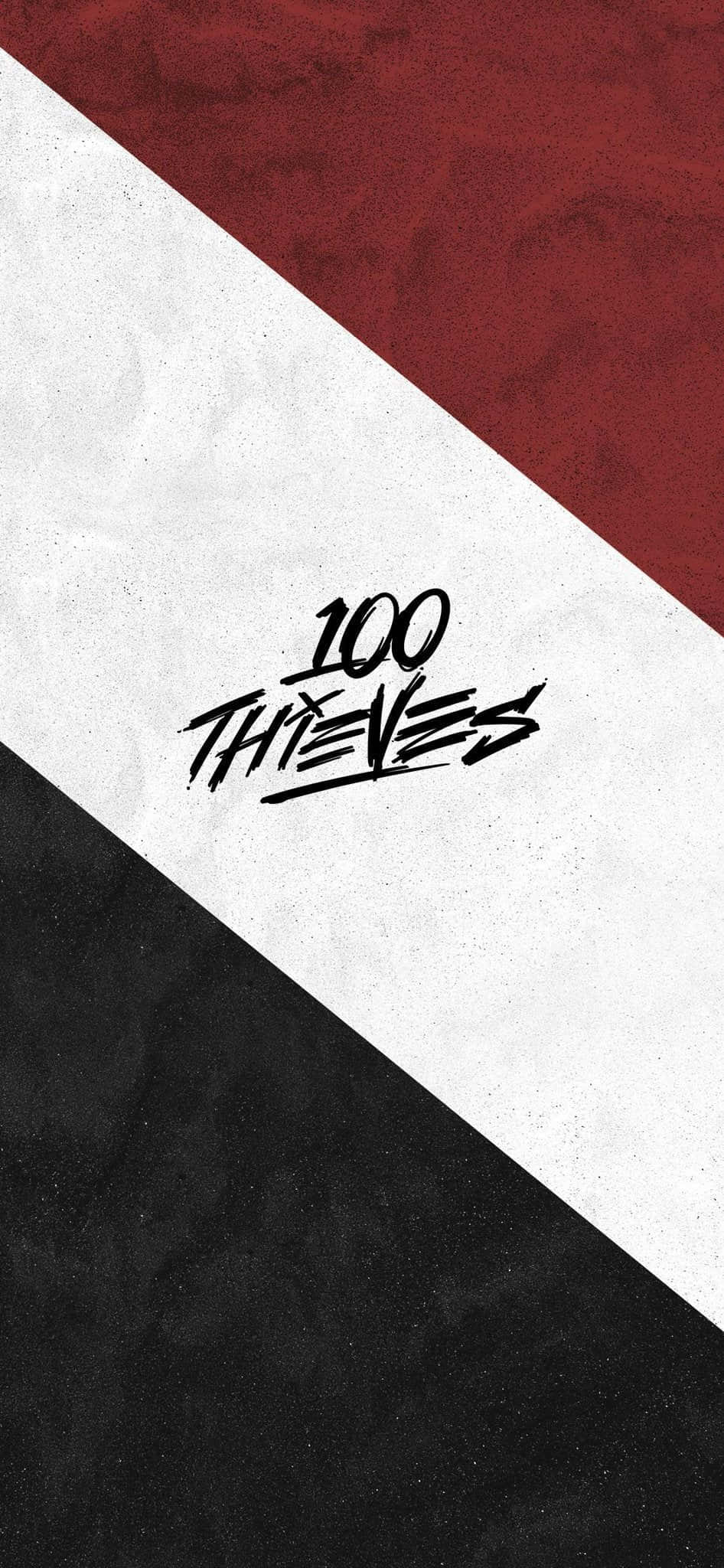 100 Thieves, red white and black, diagonal stripes, Full HD Phone Wallpaper