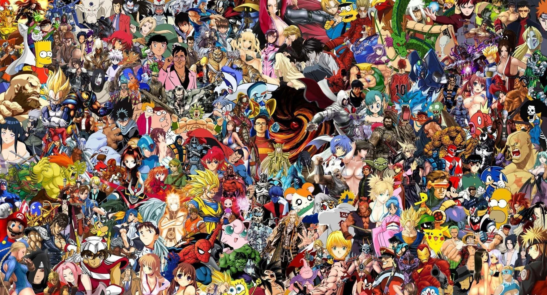 Gaming Classic Collections, anime, cartoon characters, Full HD Desktop Wallpaper