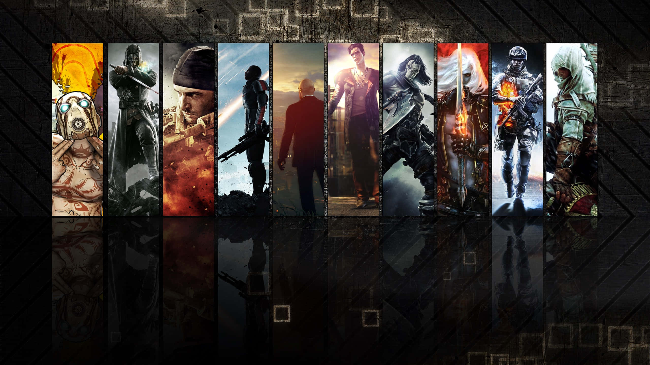 Gaming Classic Collections, 2560 x 1440, video game characters, 2K Desktop Wallpaper