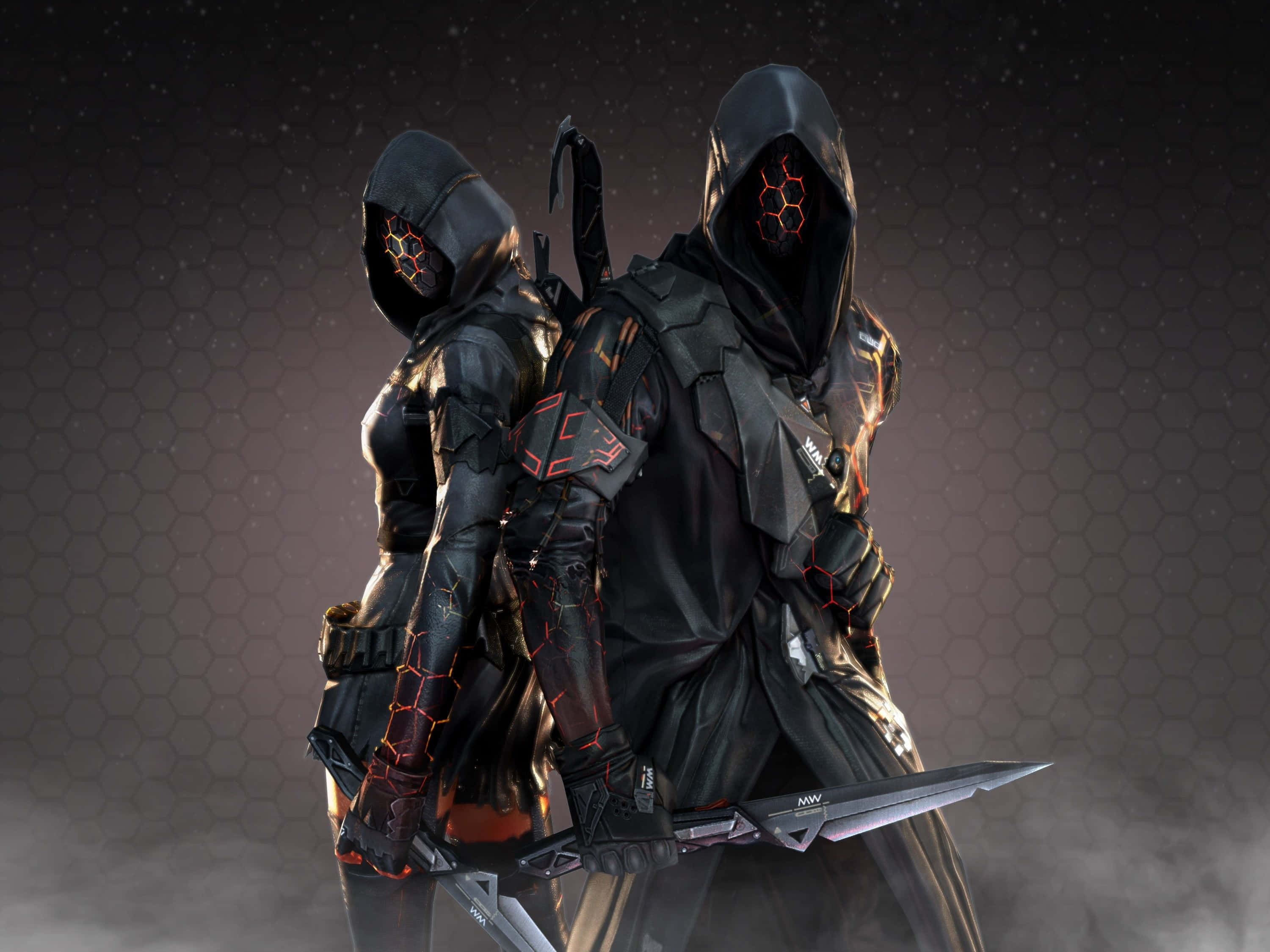 online games 3000, 2250 wallpaper, cybernetic warriors, 2K Desktop Wallpaper