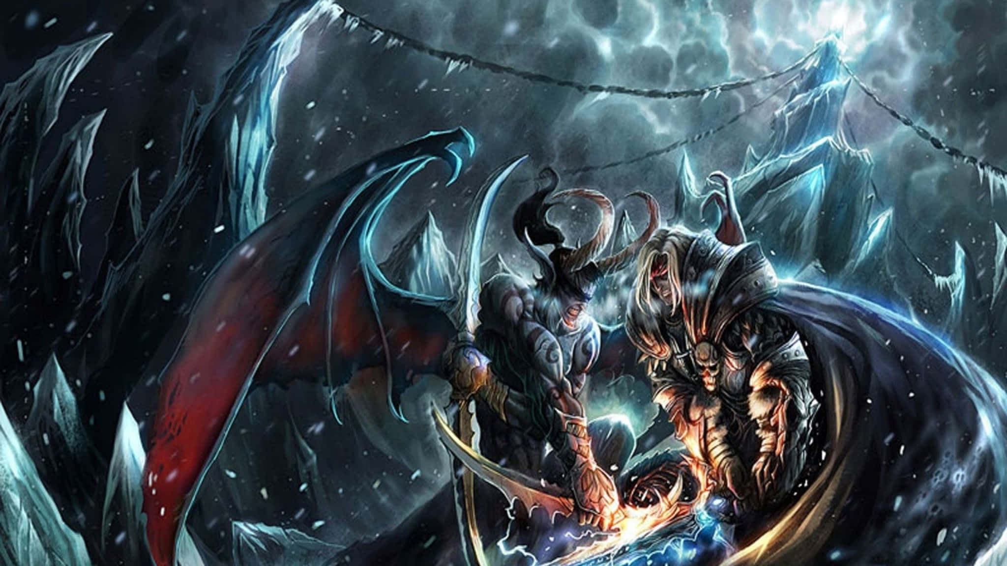 2048x1152, gaming, demonic warriors, Full HD Desktop Wallpaper