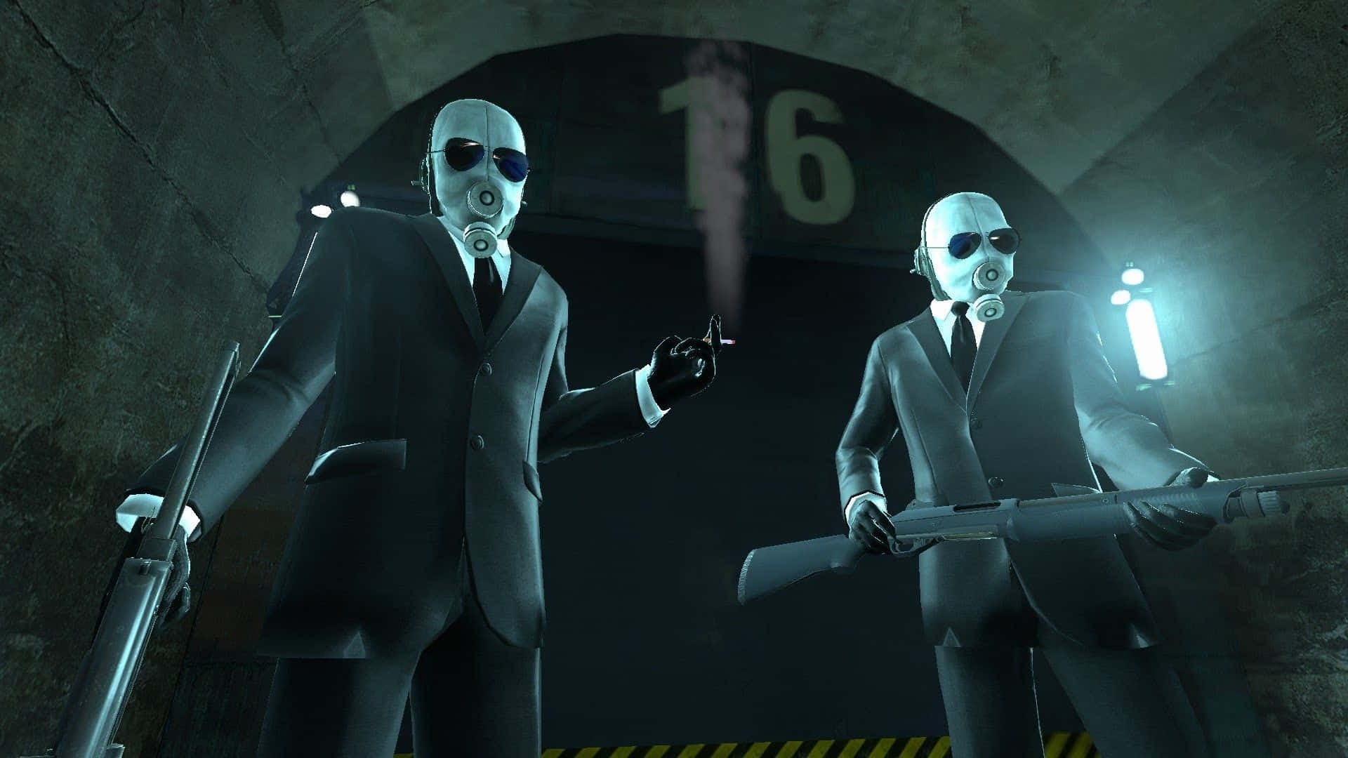 gaming mods, 1920 x 1080, masked men in suits, Full HD Desktop Wallpaper