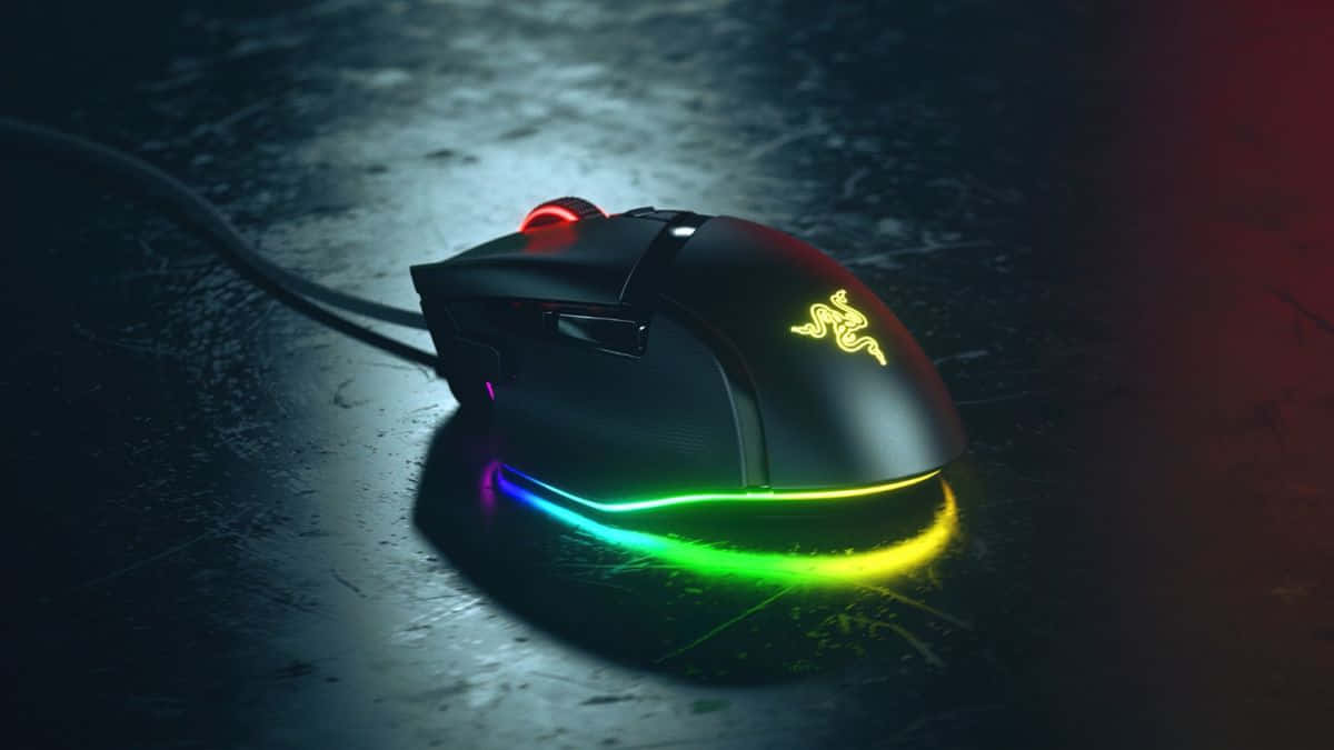 gaming mouse, rainbow RGB lighting, colorful LED mousepad, SD Desktop Wallpaper