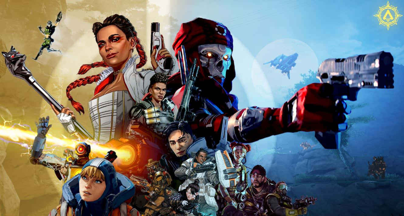 Multiplayer Gaming, futuristic combat gear, advanced weapons, HD Desktop Wallpaper