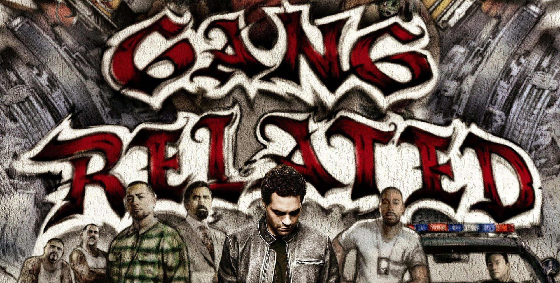 Gang, graffiti, urban backdrop, Full HD Desktop Wallpaper