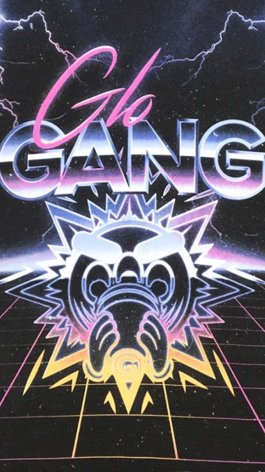 gang 900 x 1601, neon pink, blue, HD Phone Wallpaper