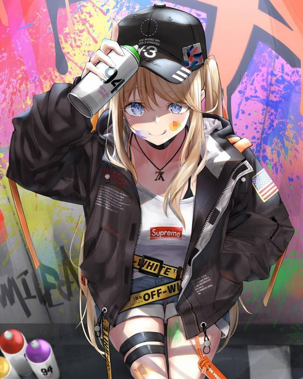 Gangsta Cartoon, anime girl, blonde hair, HD Phone Wallpaper