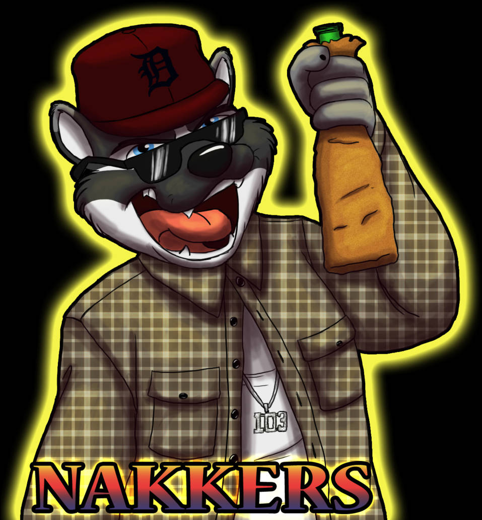 Gangsta Cartoon, cartoon raccoon, red cap, SD Phone Wallpaper
