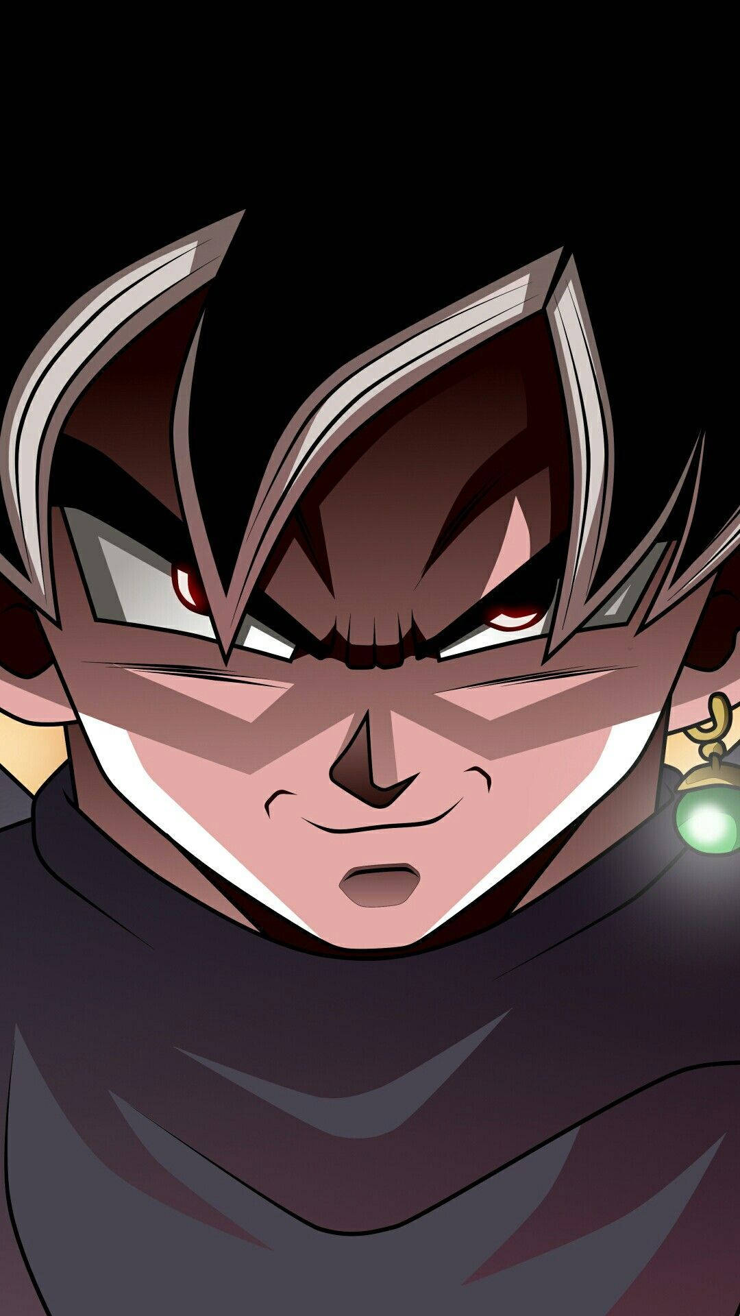 Goku Black, black hair, red eyes, Full HD Phone Wallpaper