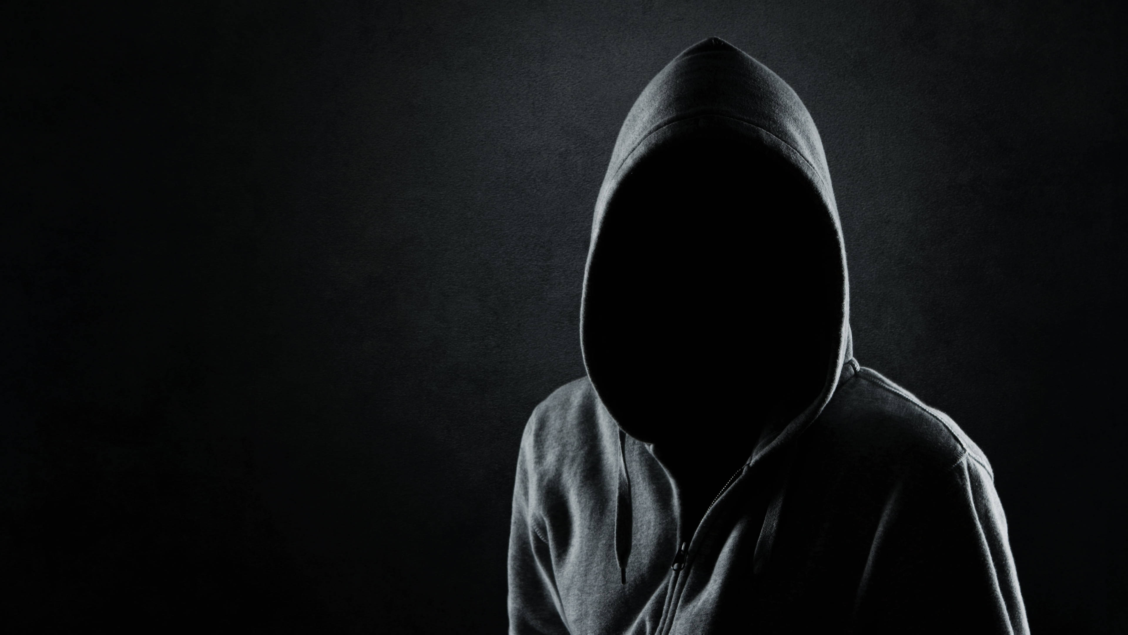 Gangster, black hood, shadowy figure, 4K Desktop Wallpaper