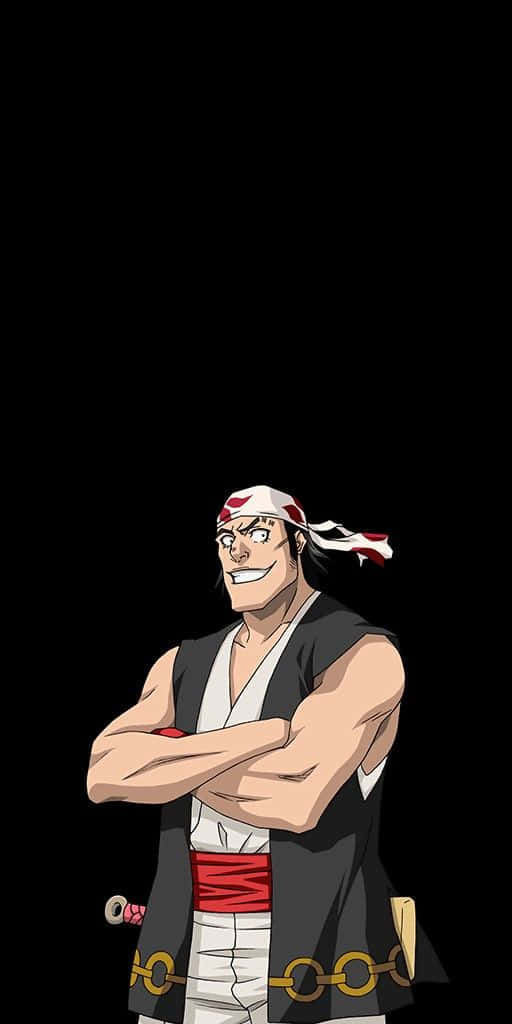 Ganju Shiba, bandana, crossed arms, SD Phone Wallpaper
