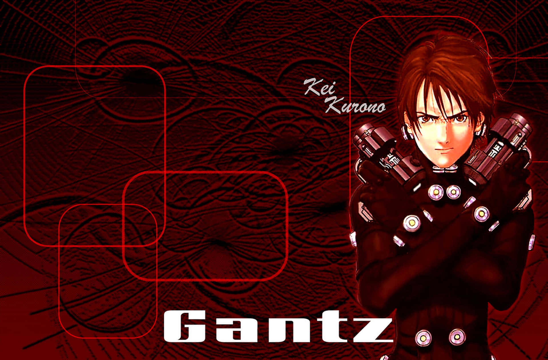 Gantz Kei Kurono, red hair, mechanical arms, Full HD Desktop Wallpaper
