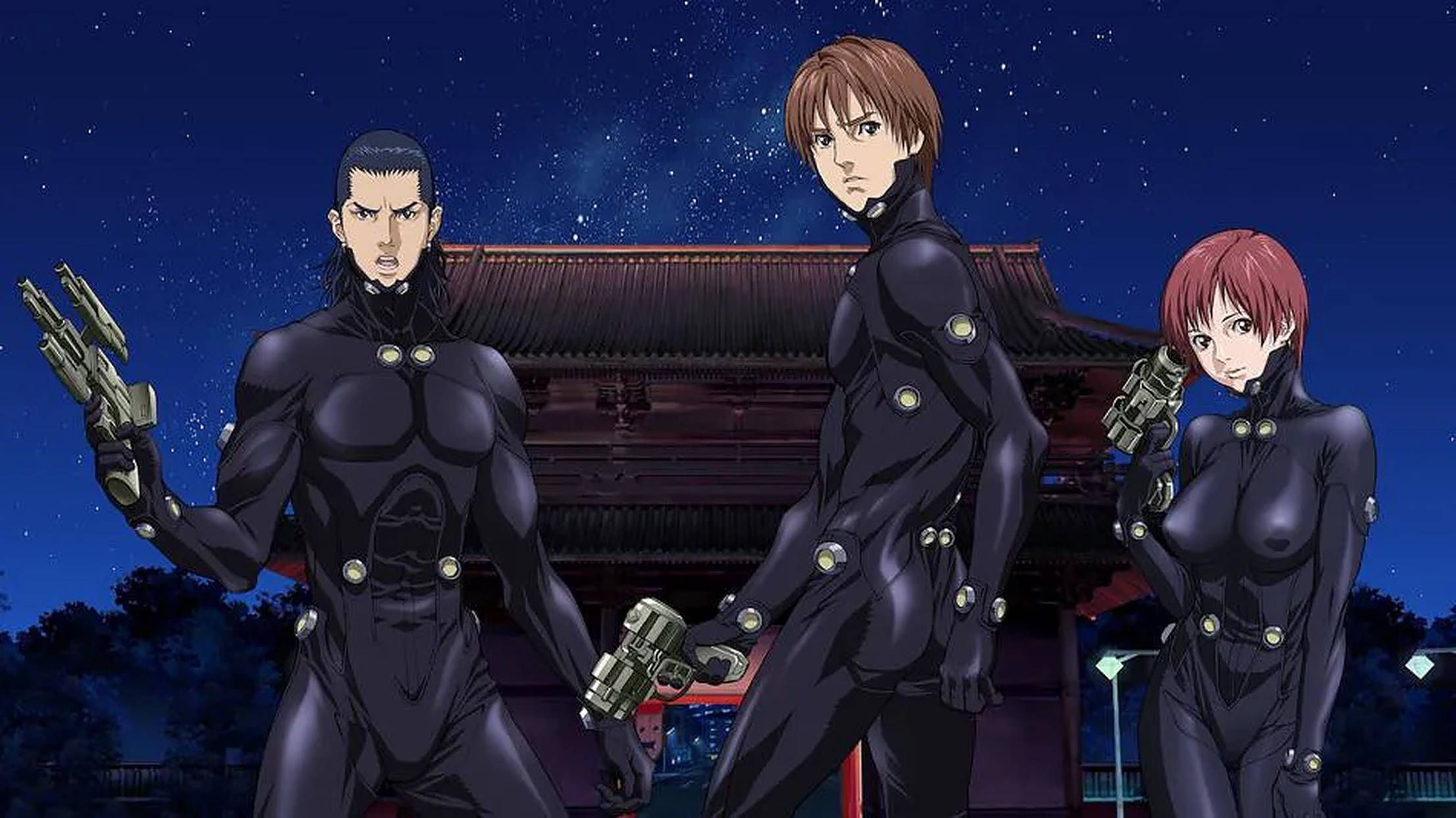Gantz, Galaxy, anime characters, Full HD Desktop Wallpaper