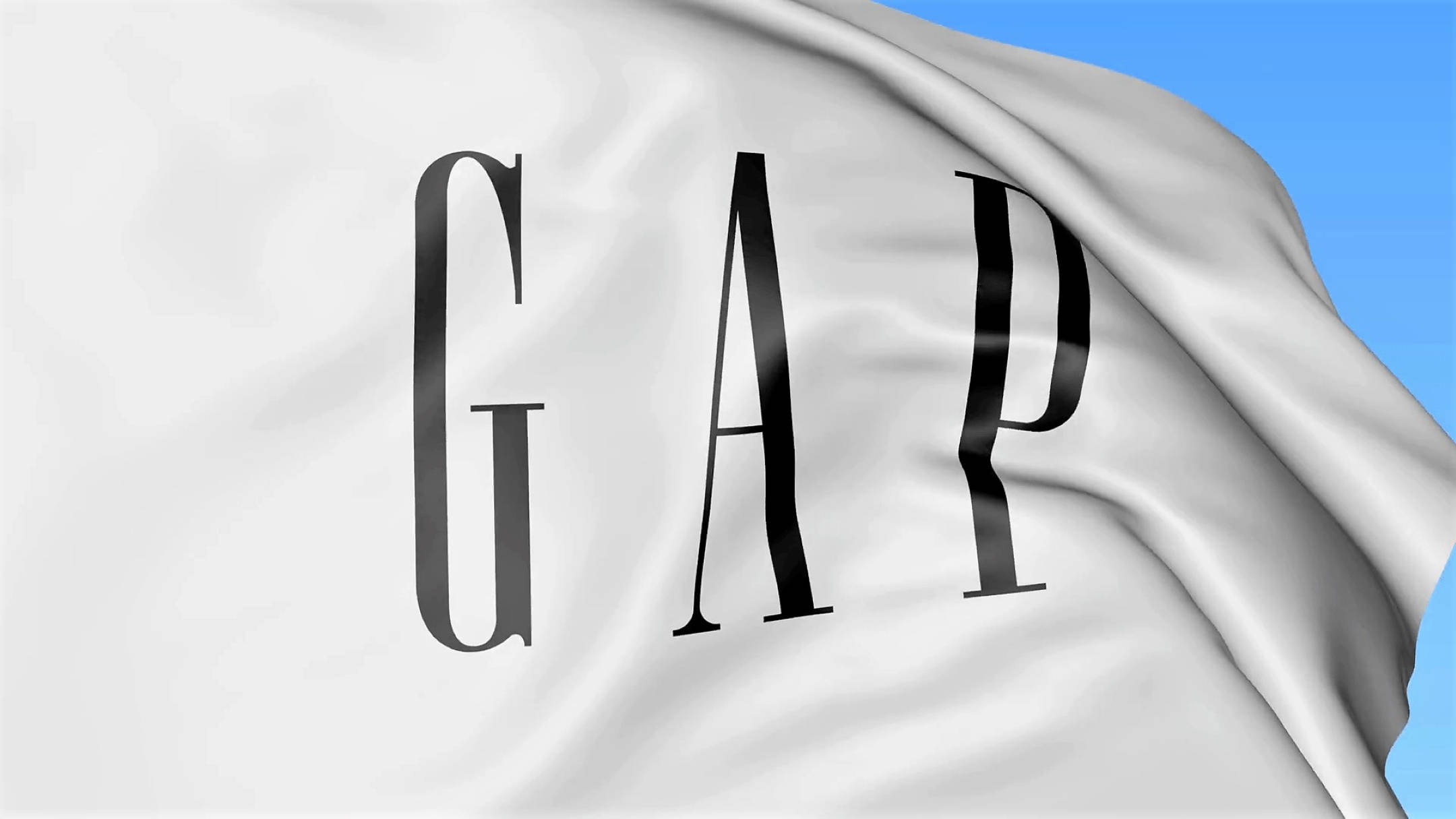 GAP, white, black letters, Full HD Desktop Wallpaper