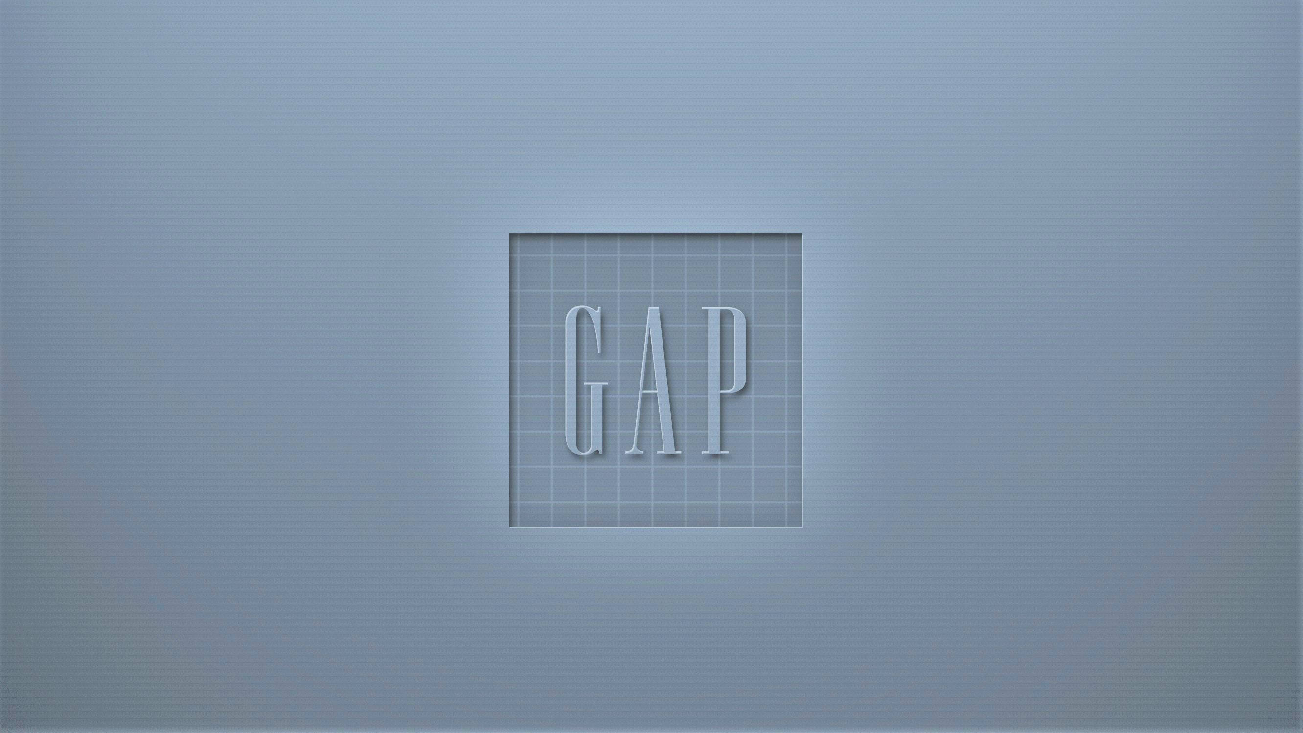 Gap, silver, gray, 2K Desktop Wallpaper