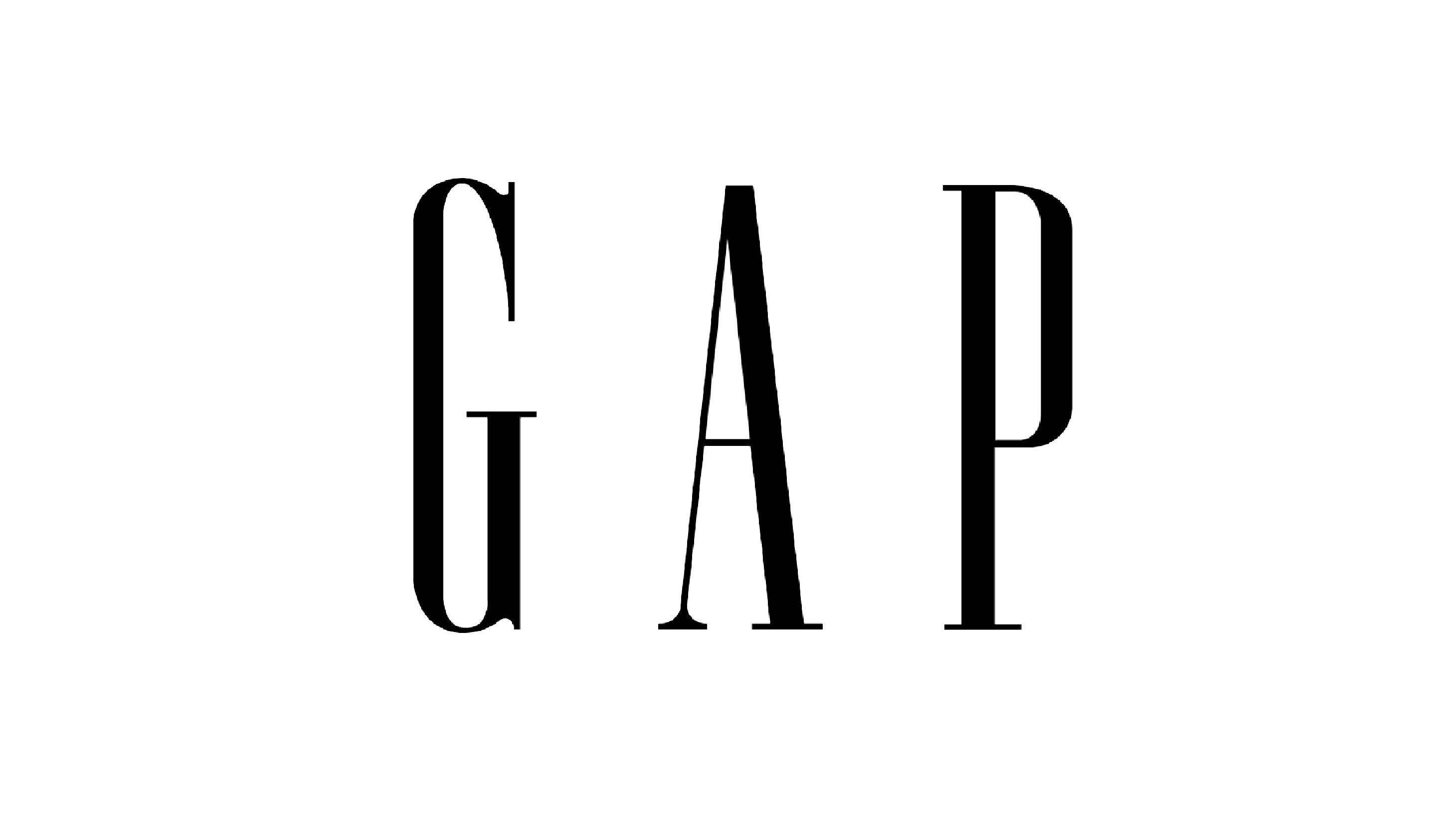 GAP, black, white, 2K Desktop Wallpaper