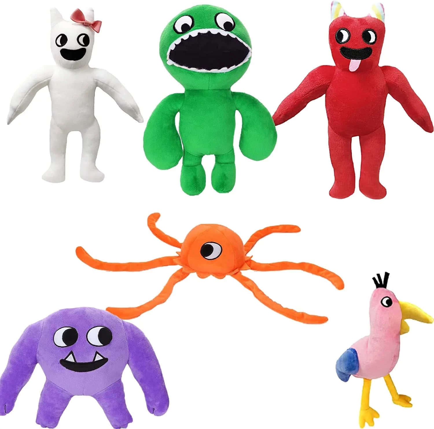 Garden Of Banban, plush monsters, orange octopus plush toy, HD Desktop Wallpaper