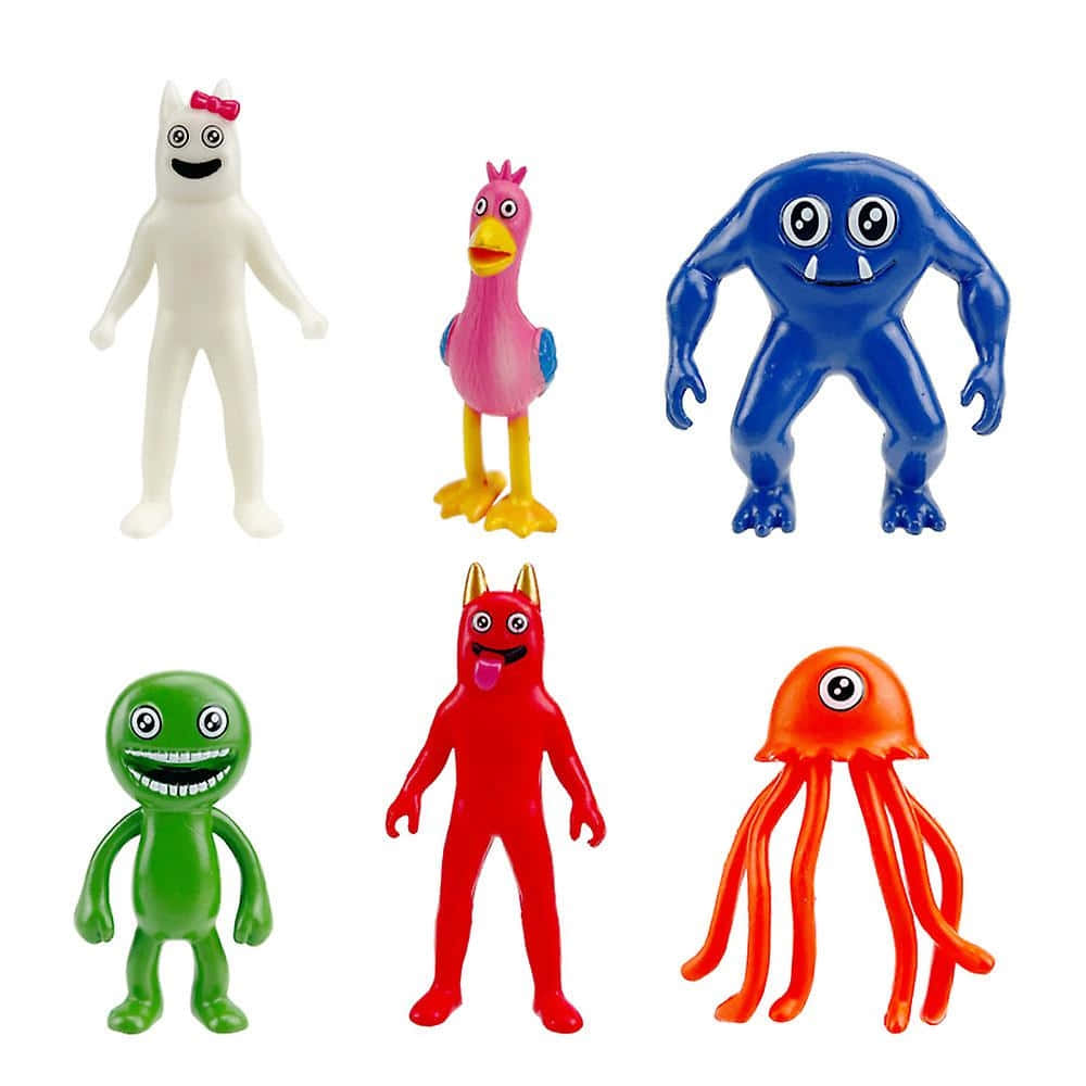 Garden Of Banban, character figurines, colorful plastic monster toys, SD Desktop Wallpaper