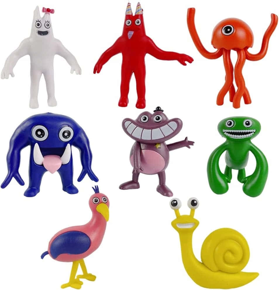 Garden Of Banban, character figures, cartoonish monster figurines, SD Phone Wallpaper