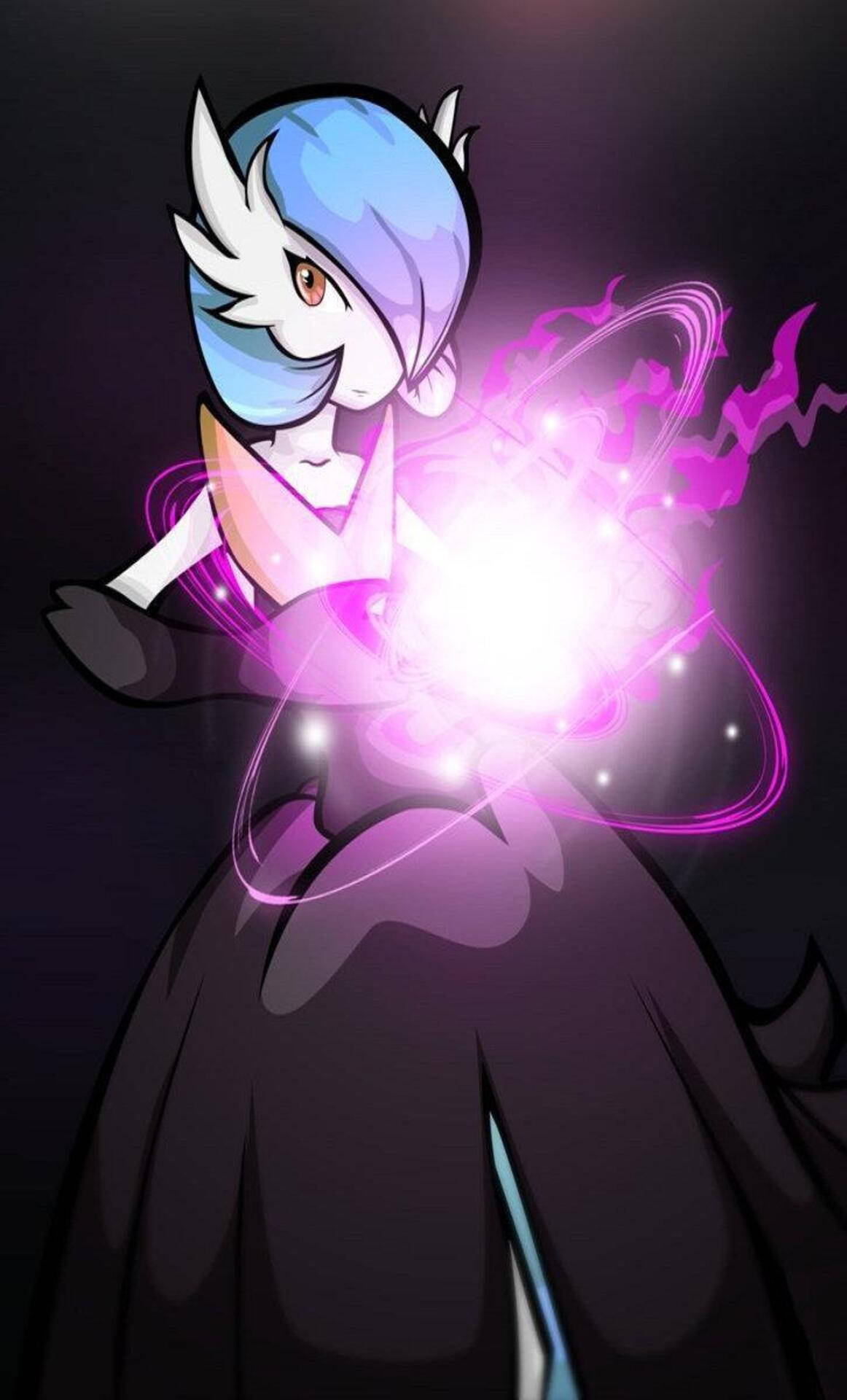 Gardevoir, Synchronize, blue hair, Full HD Phone Wallpaper