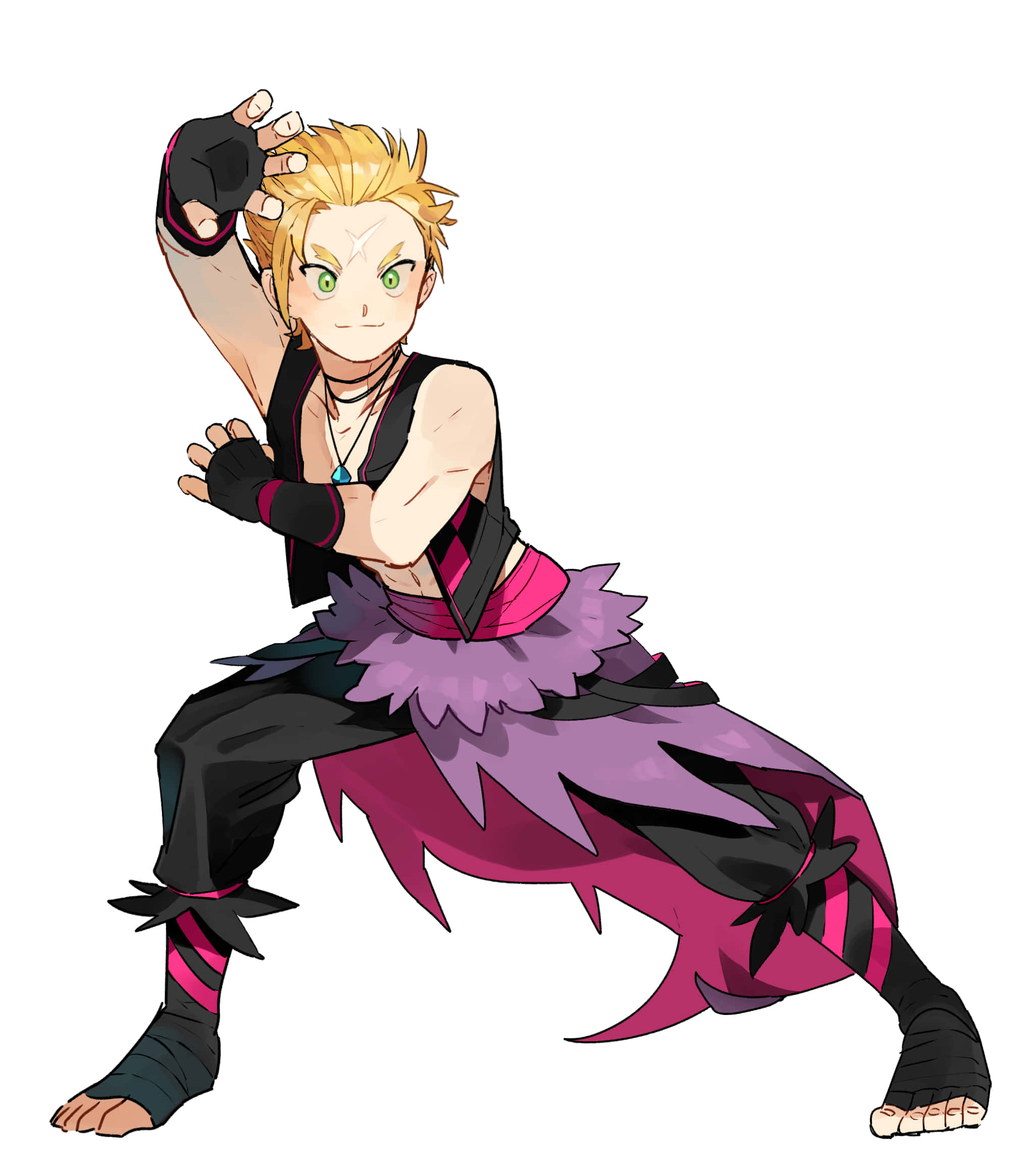 Garfiel Tinsel, anime character, spiky blonde hair, Full HD Phone Wallpaper