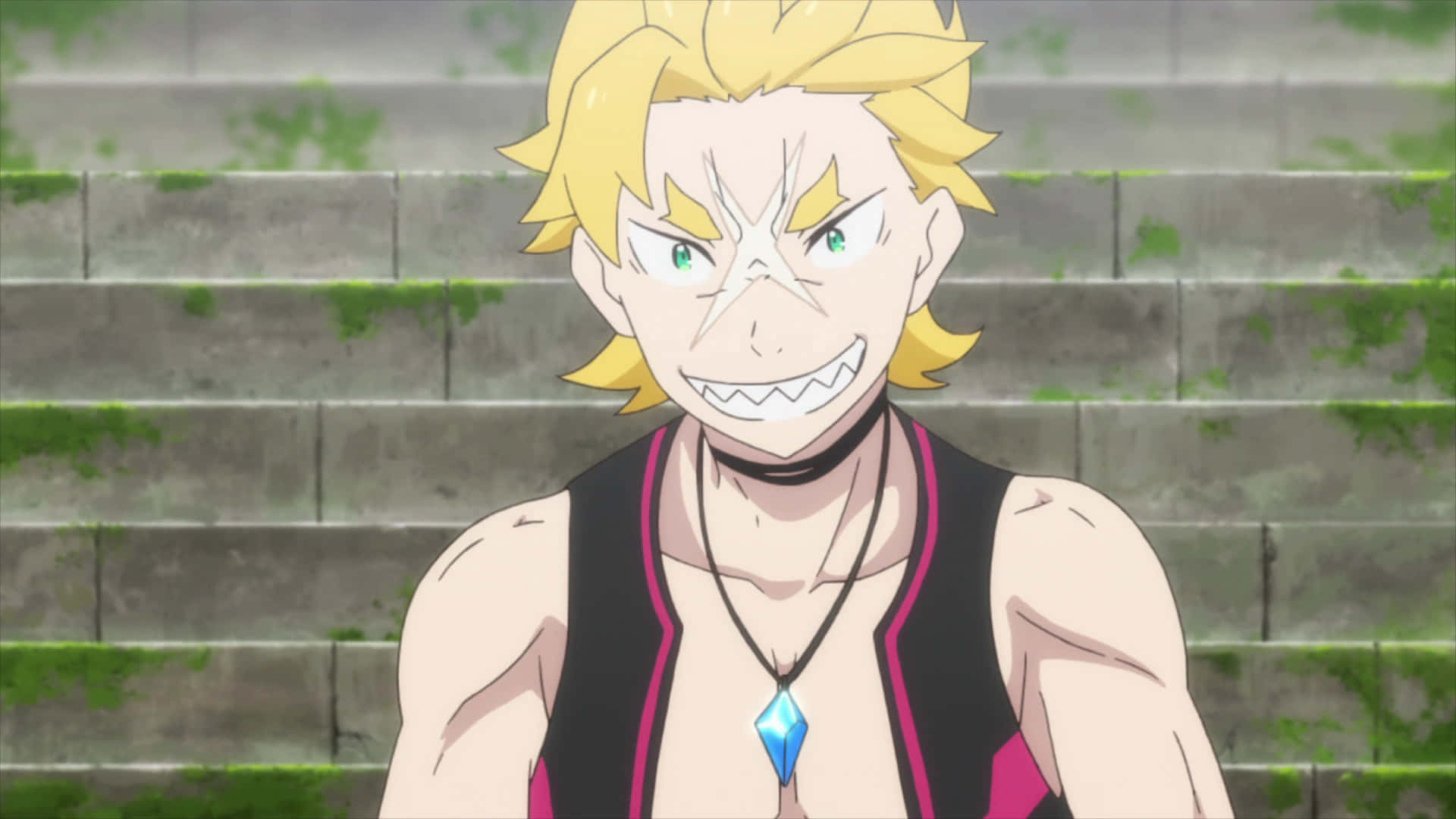 Garfiel Tinsel, blonde anime character, green eyes, Full HD Desktop Wallpaper