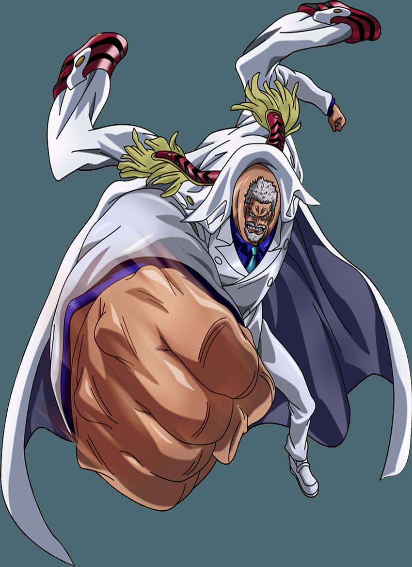 Garp, white coat, purple cape, SD Phone Wallpaper