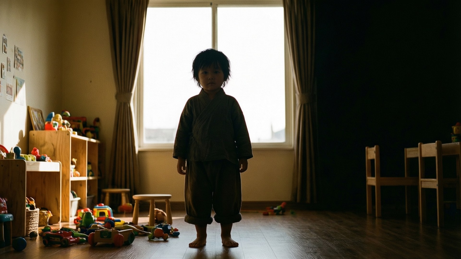 Banban, silhouette, bright playroom, Full HD Desktop Wallpaper