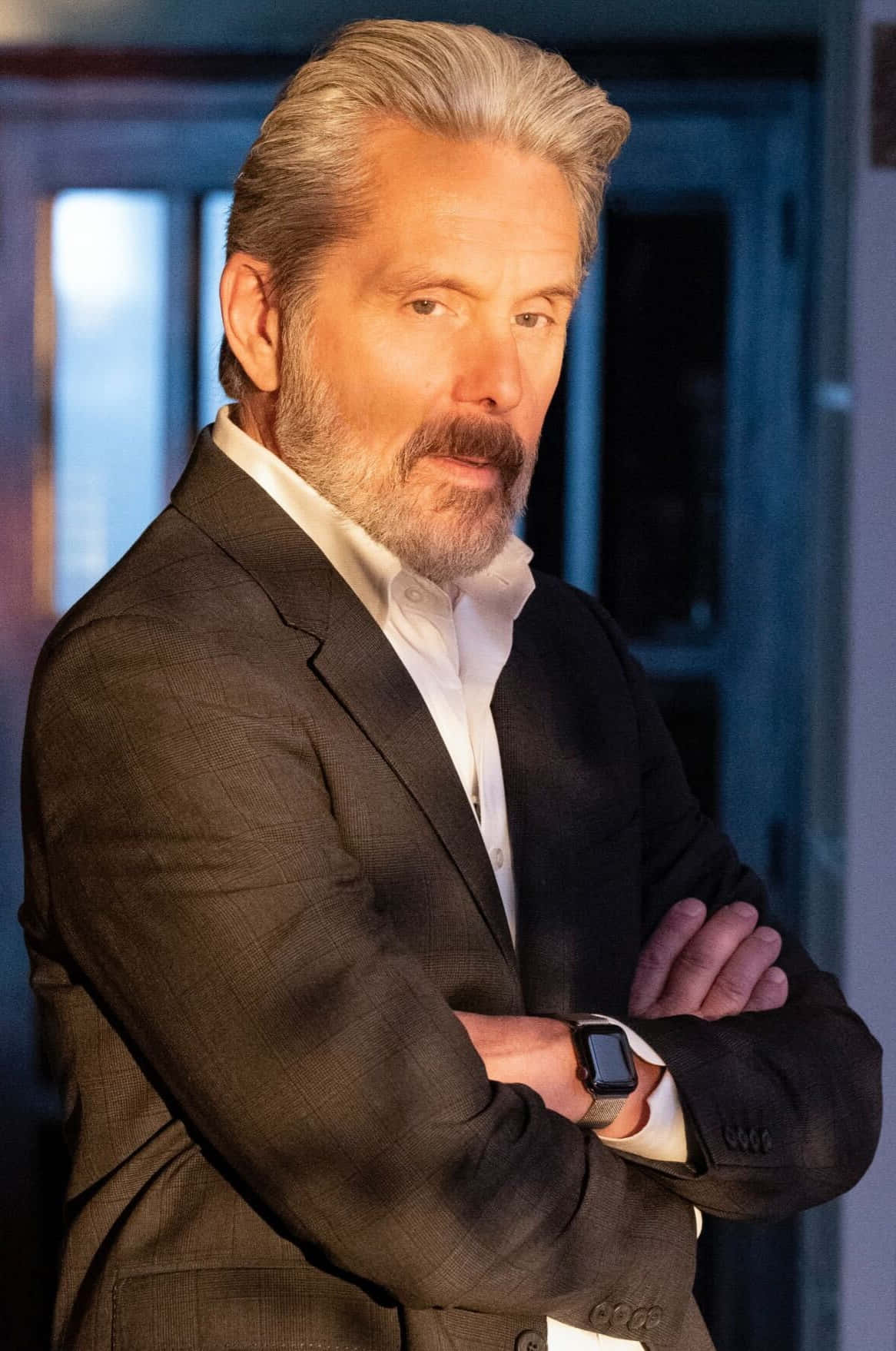 Gary Cole, dark suit, gray-haired, HD Phone Wallpaper