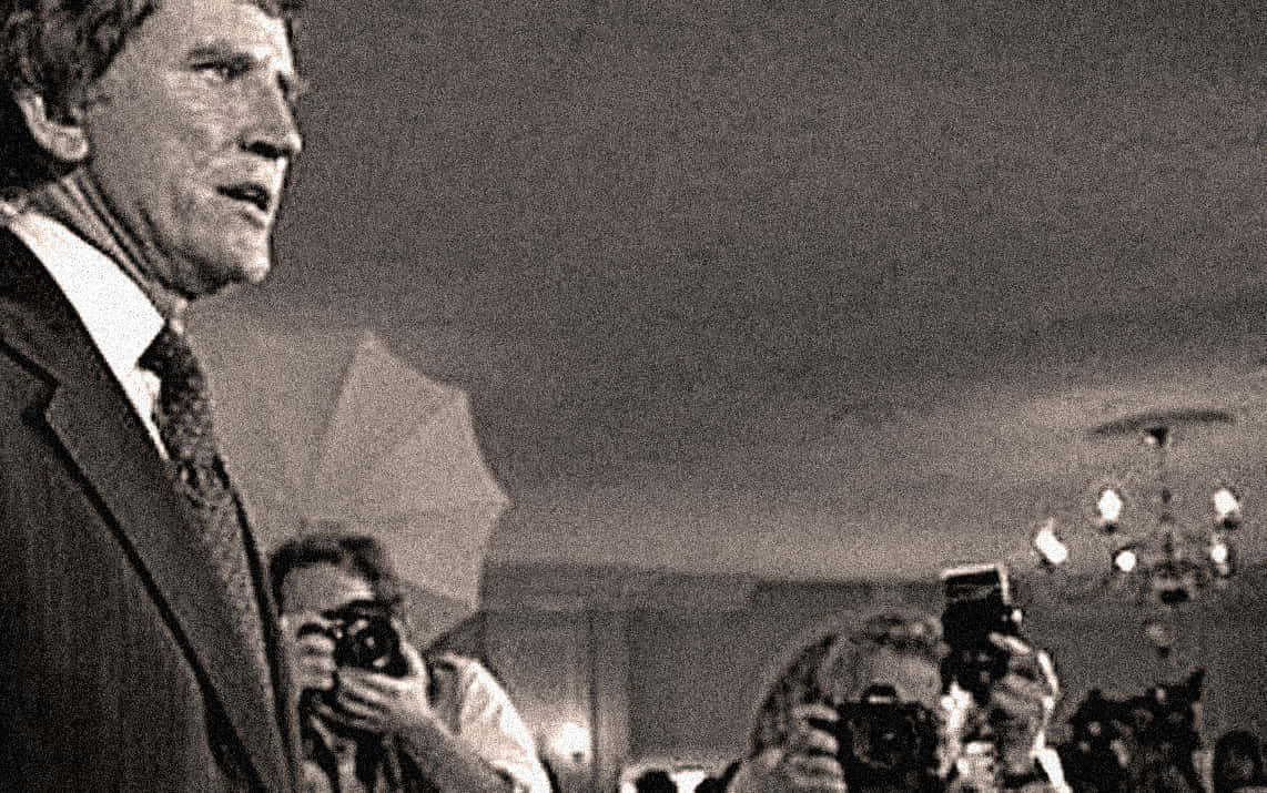 Gary Hart, vintage grainy effect, suit, SD Desktop Wallpaper