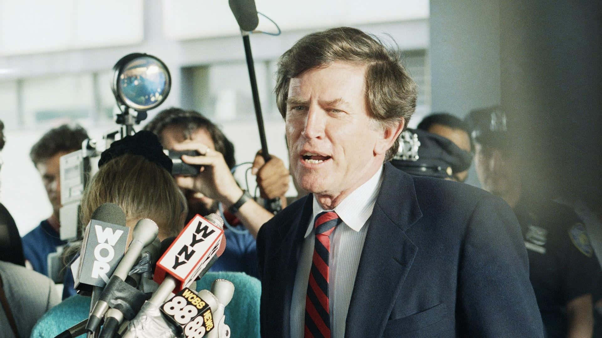 Gary Hart, suit, striped tie, Full HD Desktop Wallpaper