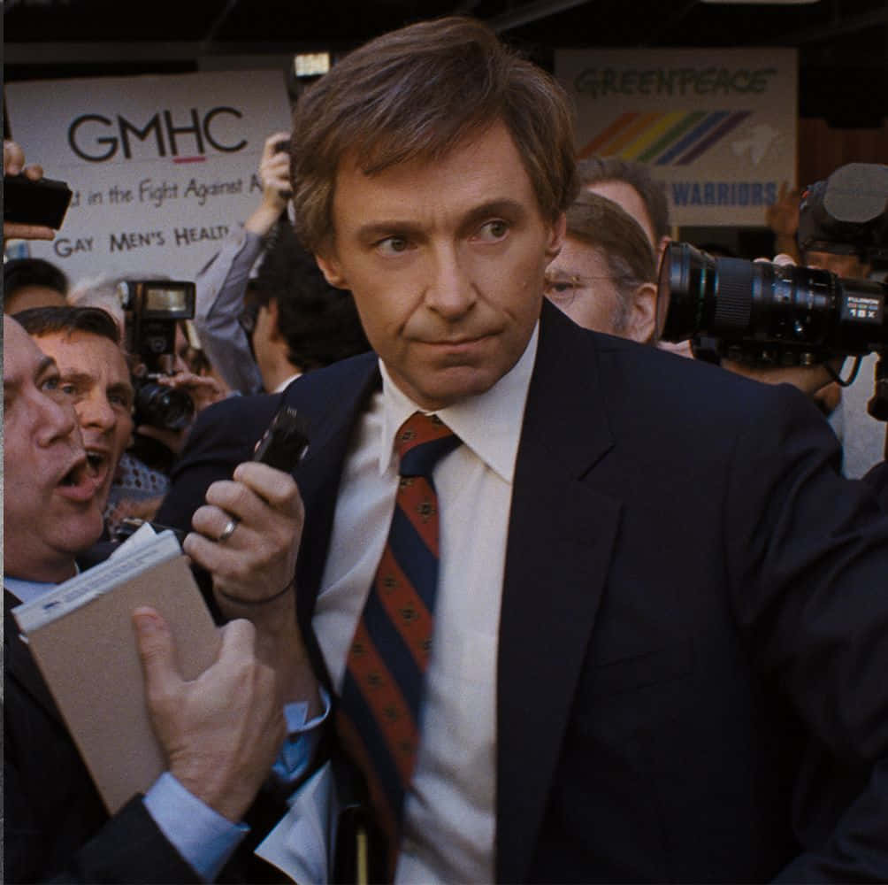 Gary Hart, press, reporters, SD Desktop Wallpaper