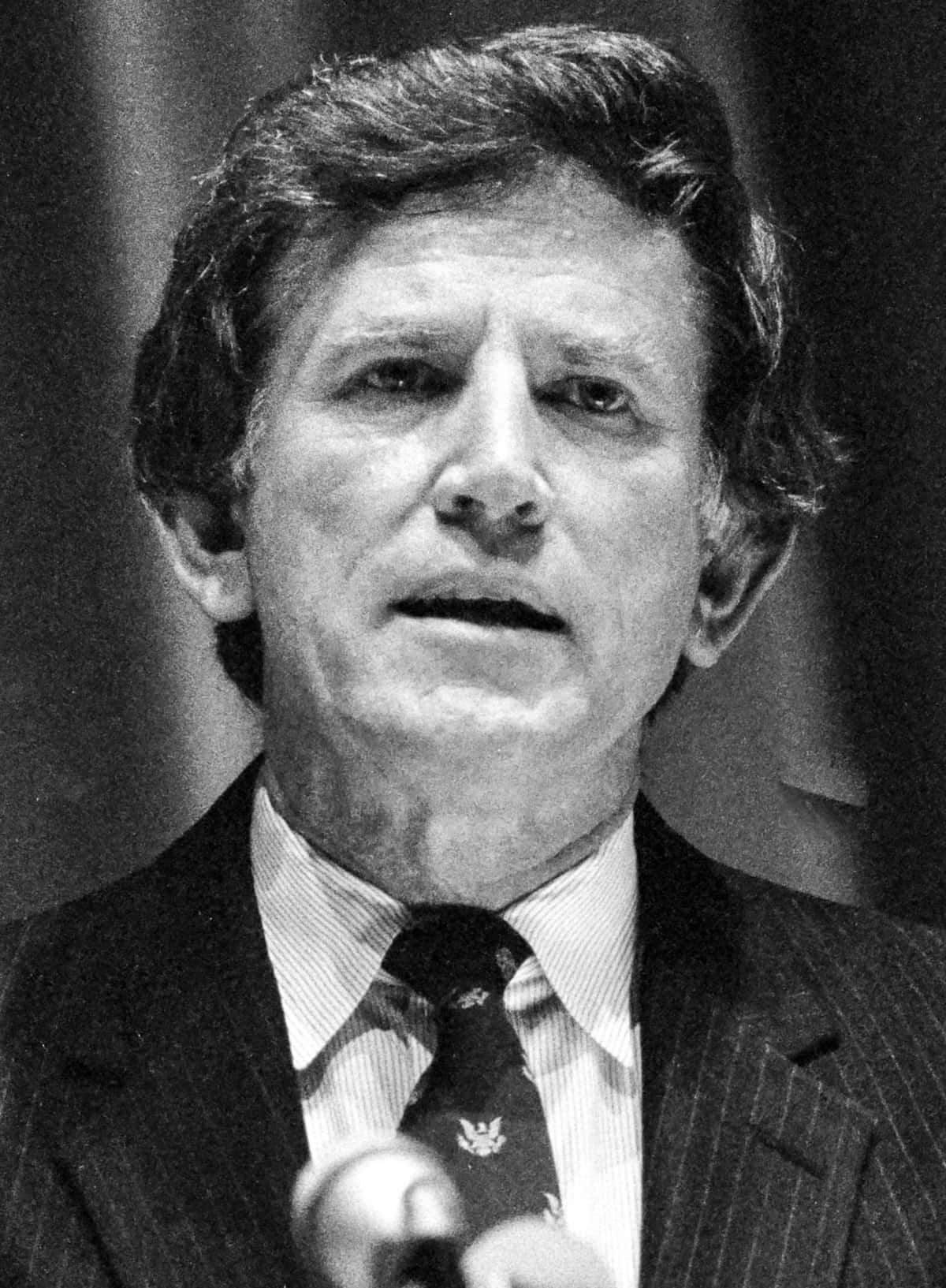 Gary Hart, black and white, close-up, HD Phone Wallpaper