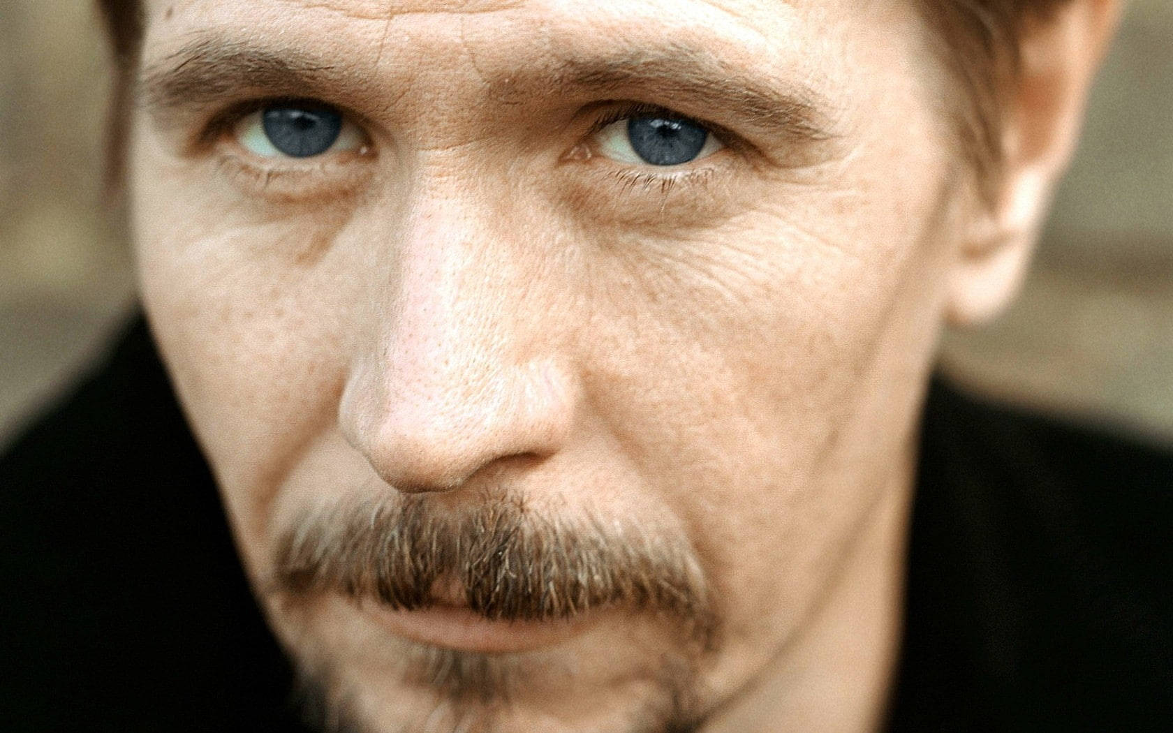Gary Oldman, intense blue eyes, grizzled mustache, HD Desktop Wallpaper