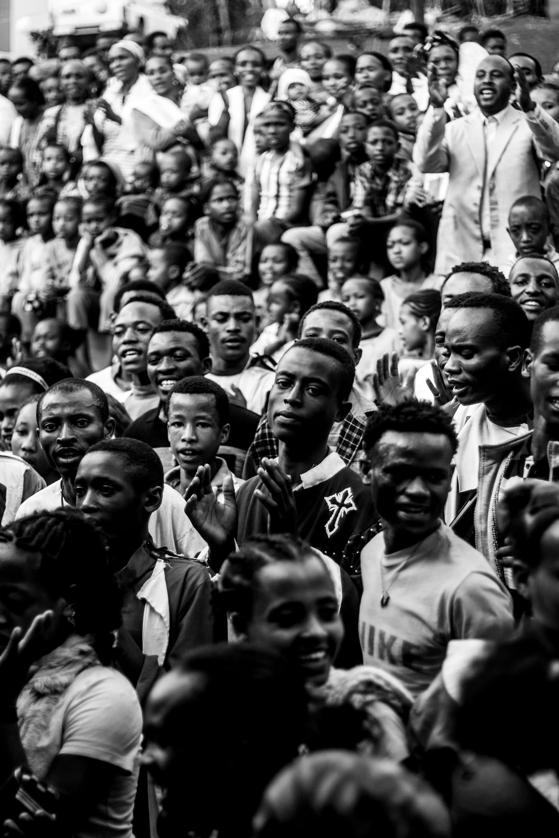 black community gathering, monochrome, crowd of people, 2K Phone Wallpaper