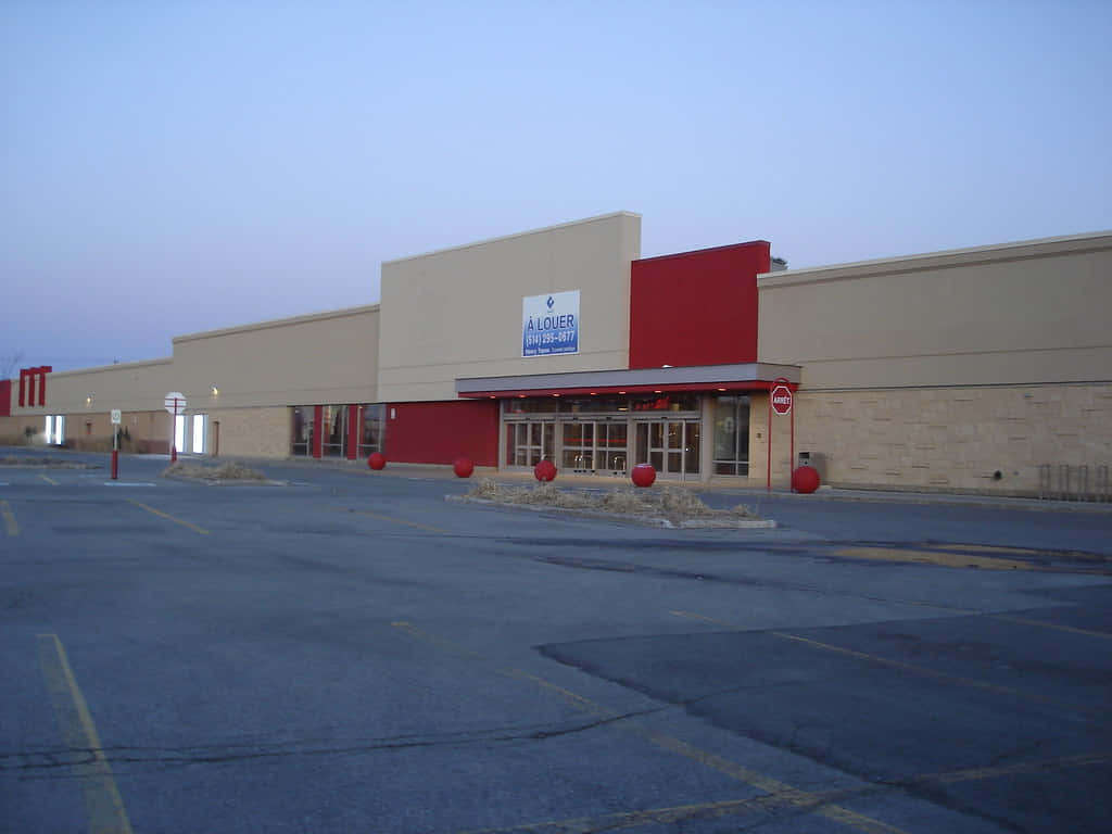 Gatineau, commercial building, red and beige walls, SD Desktop Wallpaper