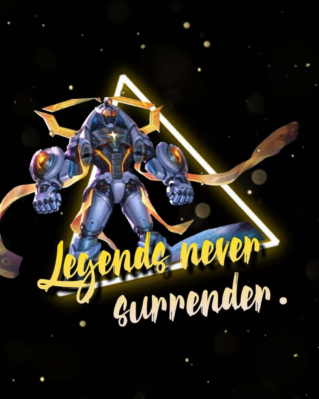 Gatotkaca, mechanical warrior, glowing blue and gold armored robot, HD Phone Wallpaper