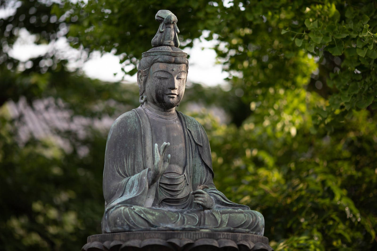 Gautam Buddha, seated statue, bronze, HD Desktop Wallpaper