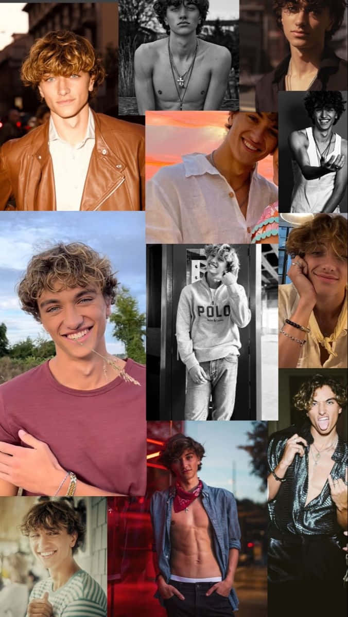 Gavin Casalegno, various portraits, young man, SD Phone Wallpaper