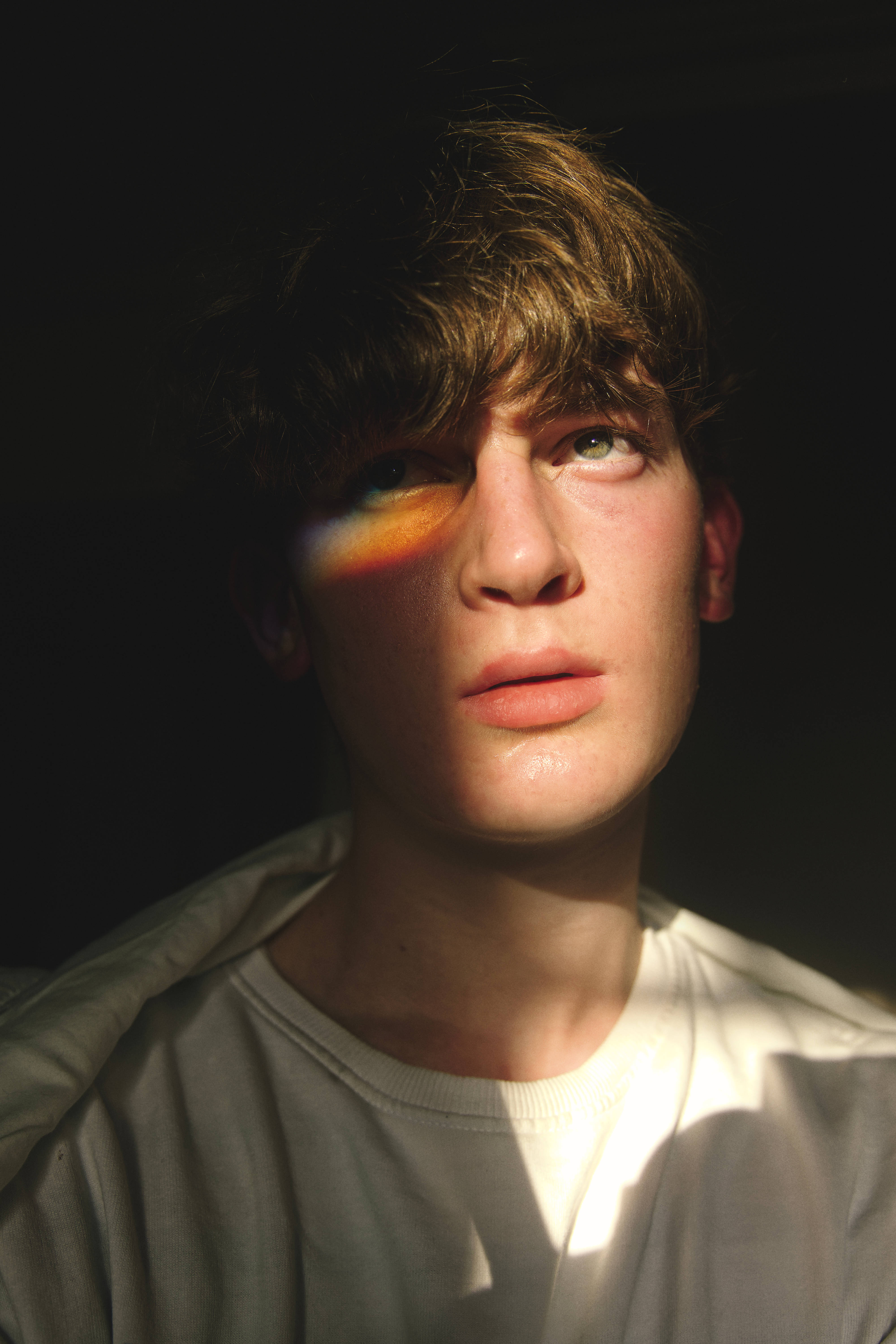rainbow prism, light, cheek, 5K Phone Wallpaper